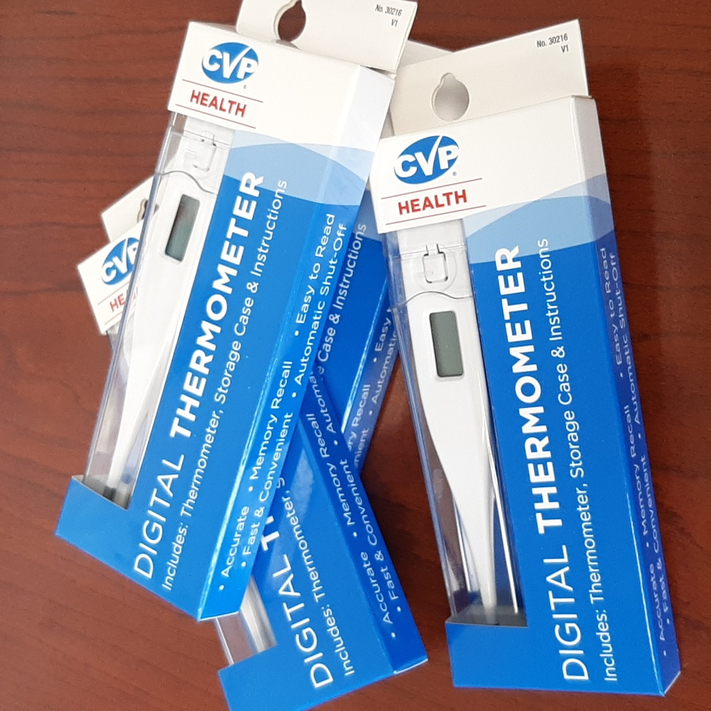 4 NEW CVP Digital Thermometers